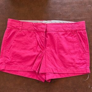 J. Crew Bright Pink Shorts